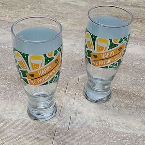 CRISTAR " HAPPY ST PATRICK'S " DAY GLASSES 2 14.5z